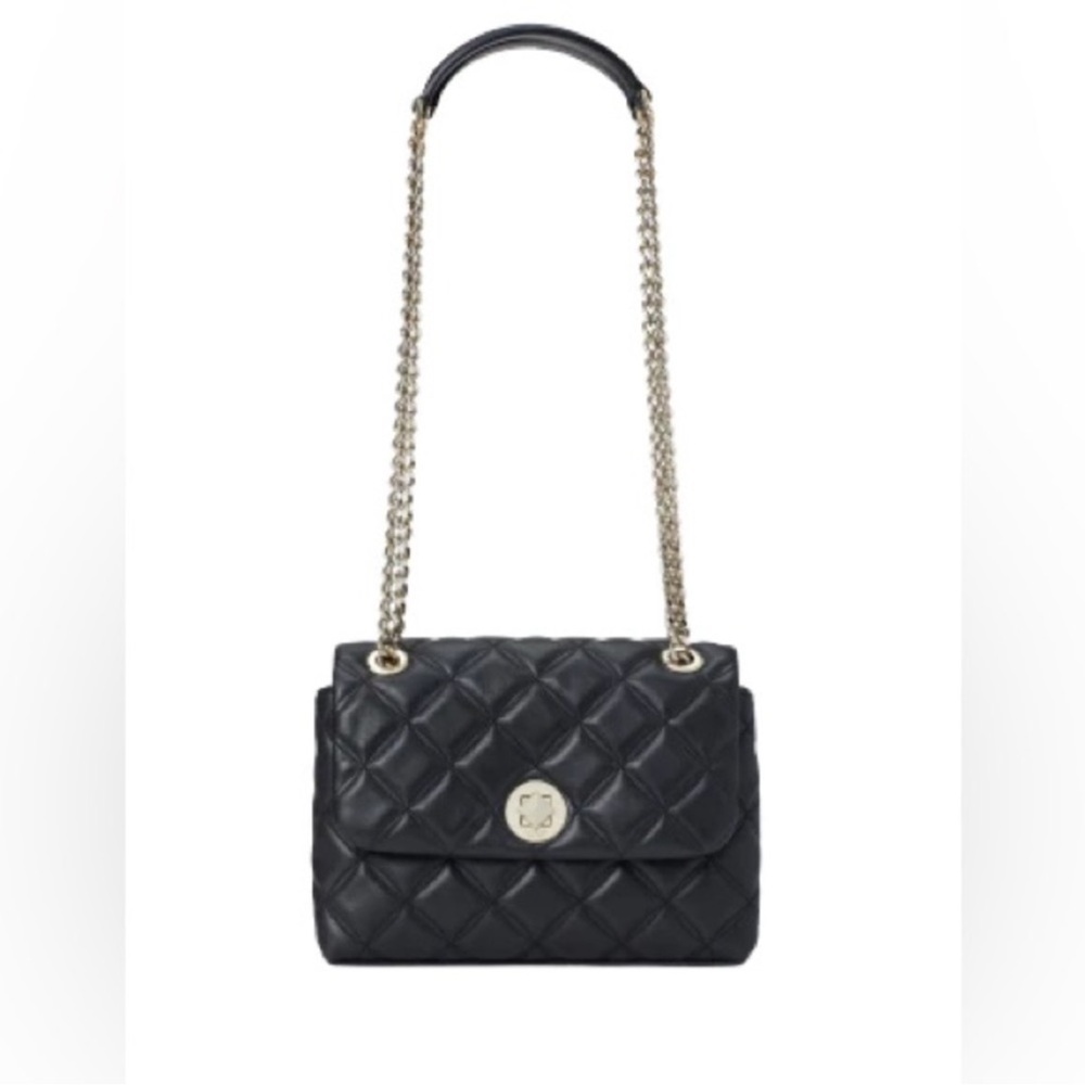 Kate Spade Black Quilted Crossbody Bag